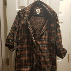 Never worn fuzzy lined jacket